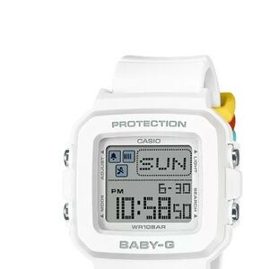 Casio Baby-G White Resin Digital Smartwatch